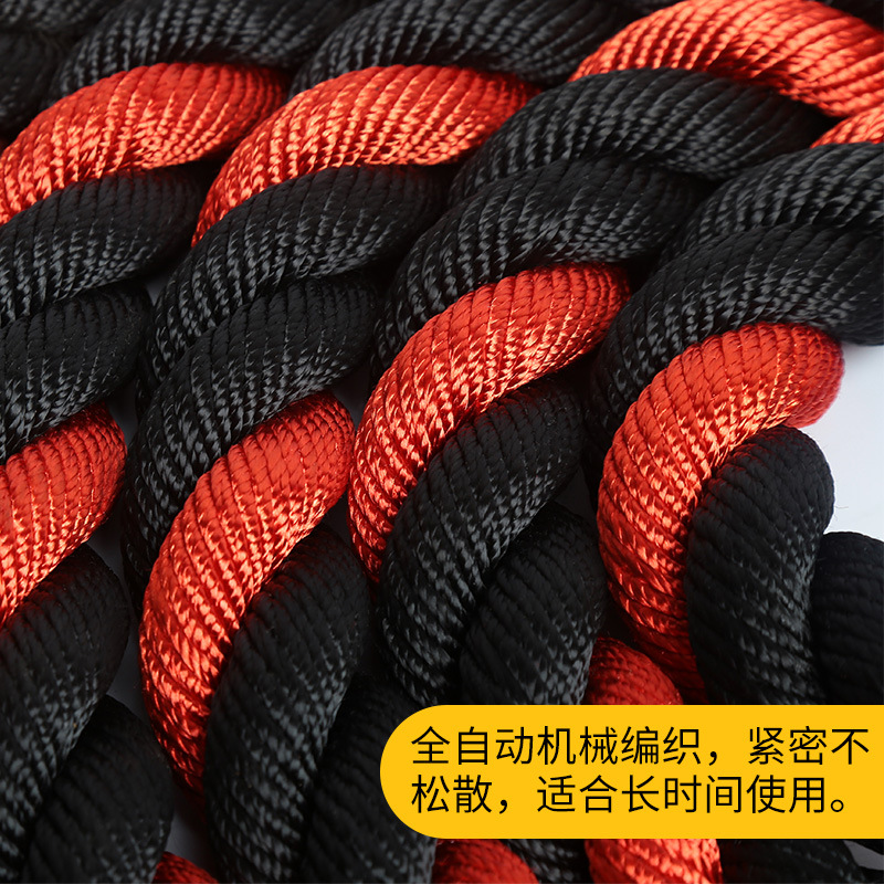 健身 大甩绳 战绳一大股彩色  颜色可以定制
