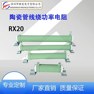 原厂定制RX20线绕100W涂漆绕线功率电阻(瓷管/制动/波纹电阻器)