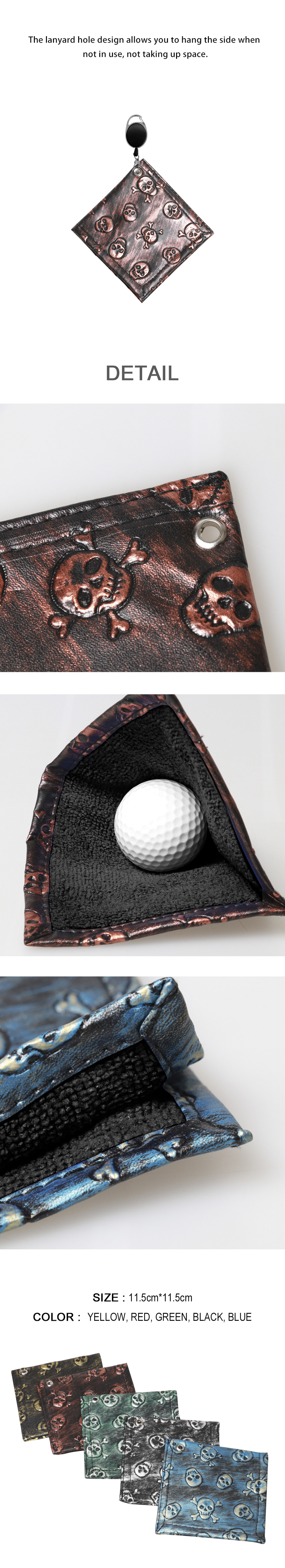 new korean popular golf hanging ring wipespicture2