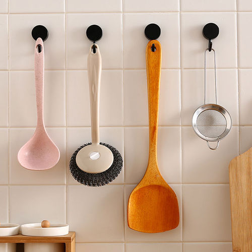 10 pack Nordic style hooks strong adhesive wall hanging creative cute seamless door bathroom adhesive hooks