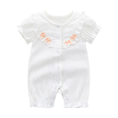 Baby jumpsuit, summer lace rompers, super cute baby rompers, newborn clothes for baby girls