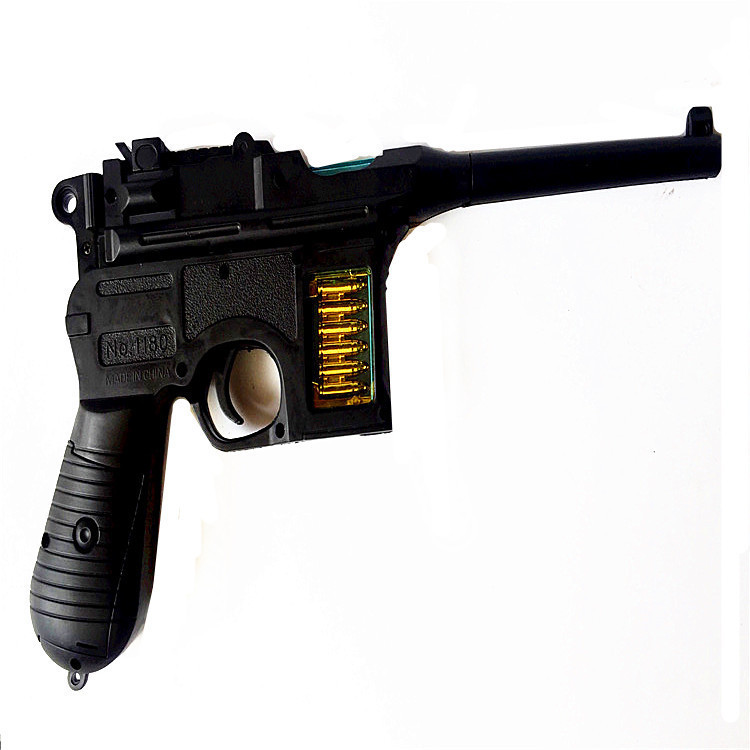 玩具枪 儿童毛瑟枪批发仿真电动枪电子枪怀旧毛瑟儿童玩具驳壳枪
