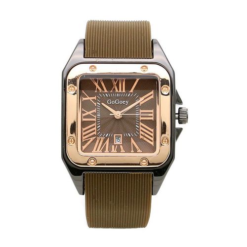 Square Calendar Boys Tape Watch Roman Scale Men's Retro Rubber Watch Women's Watch Quartz Watch Women's 8155