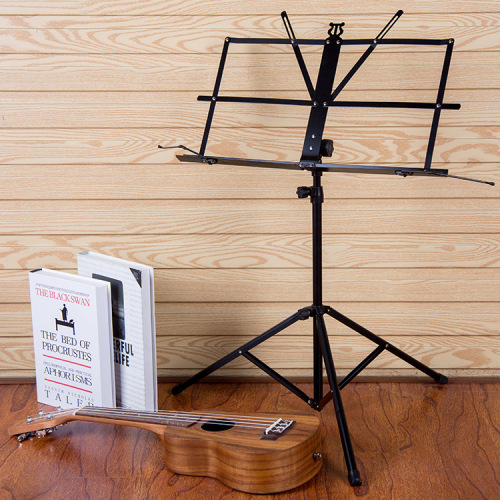 Small music stand foldable music stand comes with waterproof bag manufacturer wholesale erhu guitar violin ukulele music stand