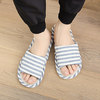 Slippers for beloved, non-slip men's wear-resistant footwear indoor, cotton and linen, soft sole