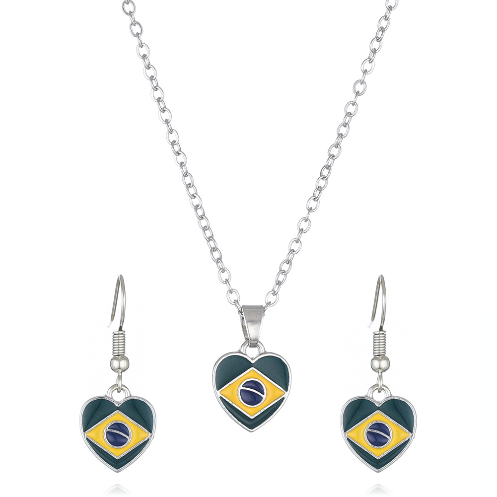 Casual Ethnic Style National Flag Alloy Wholesale Jewelry Set display picture 12