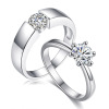 Zirconium for beloved, fashionable advanced ring, 2023, Korean style, simple and elegant design, high-quality style