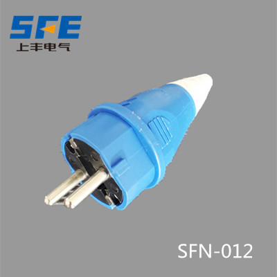 上丰2孔工业插座10-16A 多功能插座IP54 对接欧式插座