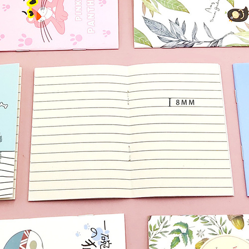 Cartoon creative note book, small prize for primary school students, portable notebook, small gift, can be ordered with logo
