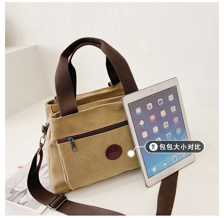 All-match Canvas  New   Casual Messenger Bag display picture 25