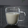 Spot double -layer glass cup couple Mark cup milk cup glass i coffee cup office cup water cup