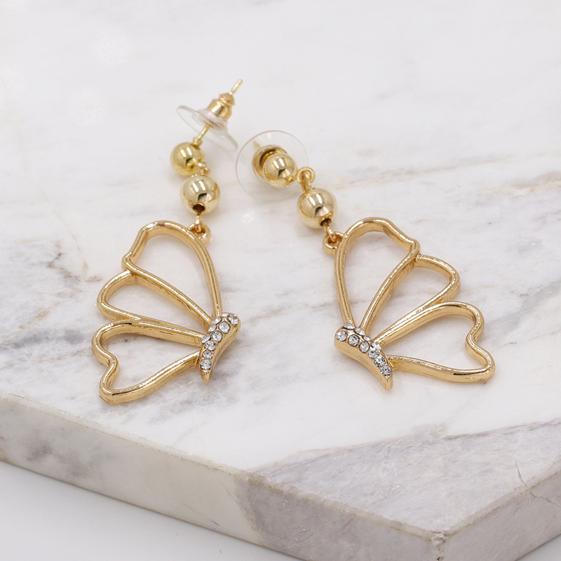 butterfly crystal earrings new products fashion boutique cute earringspicture2