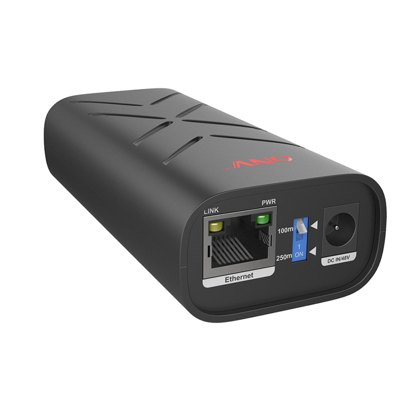 ONV光网视POE供电交换机3口全千兆250米网络传输摄像安防监控48V