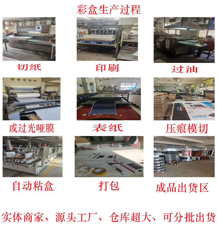 彩盒生产过程