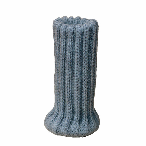 Knitted table and chair leg covers silent round felt bottom chair stool leg cover protective cover thickened wear-resistant double layer anti-slip