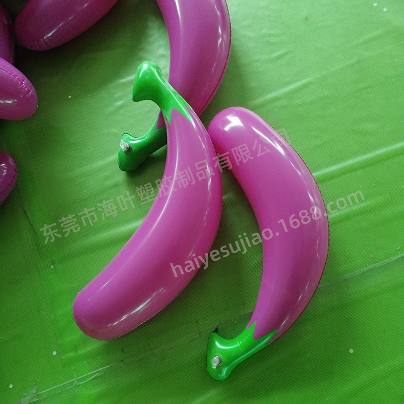 厂家生产 PVC充气车厘子水果模型 充气茄子 梨草莓苹果香蕉
