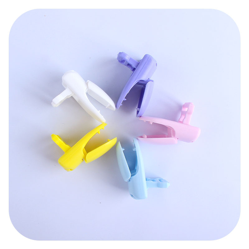 DIY joyería bebé chupete cadena pañuelo cadena accesorios suministros infantiles de plástico chupete cadena clip duckbill