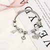 Accessory stainless steel, women's bracelet, pendant for beloved, wholesale