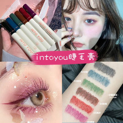 INTOYOU Lone three-dimensional Smart Symphony Mascara waterproof Lengthening Curl Halo Gilbert recommend