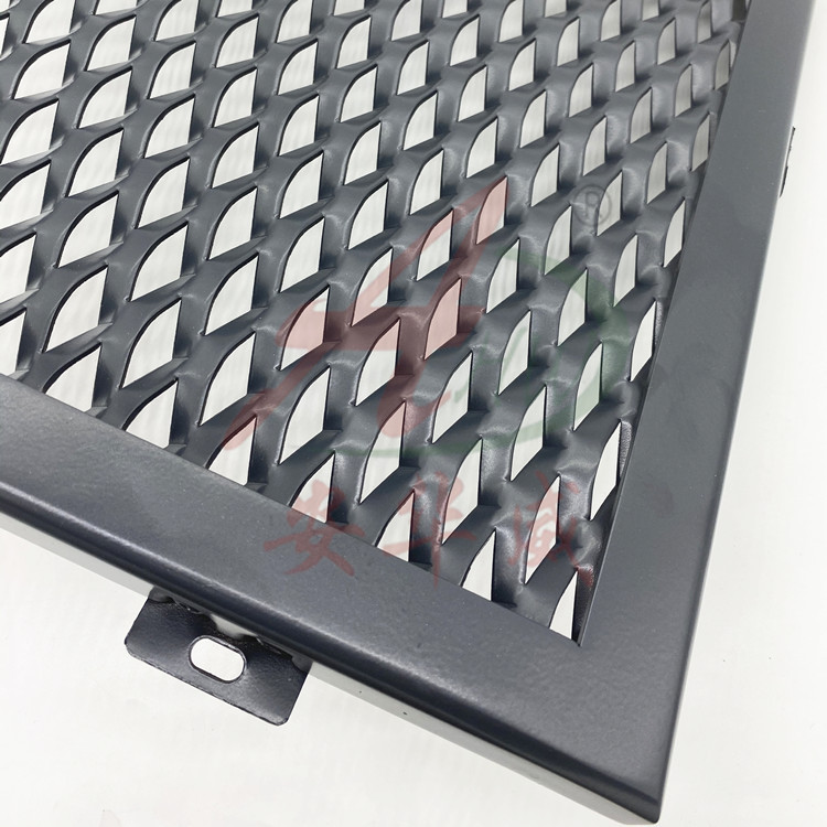 铝板网铝拉网外墙装饰铝板拉网吊顶铝网六角孔阳台防护防盗网