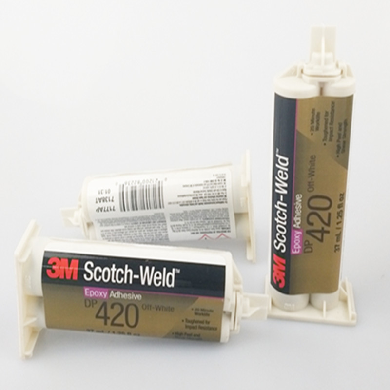 3MDP420环氧树脂粘合剂 碳纤维金属铝材粘接2:1胶水 黑色灰白色