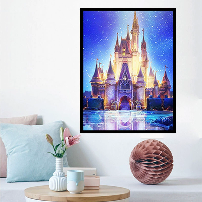 5D‑горение алмазная живопись (Hongcai) полный туннель гравировка, 30×40 см, яркие смолы-бриллианты