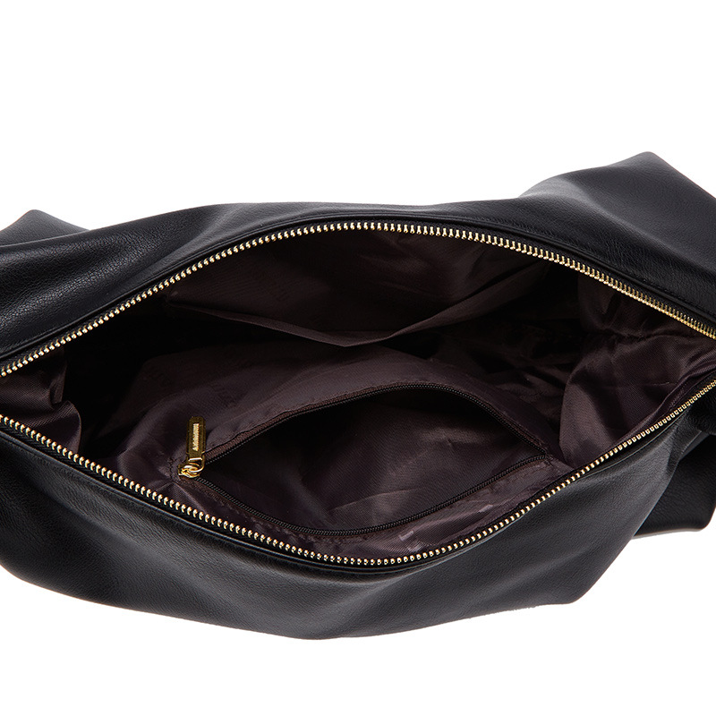 Women's New Fashionable and Trendy Simple Soft Leather, Large Capacity Bag, Versatile Casual One Shoulder Oblique_voghion.com