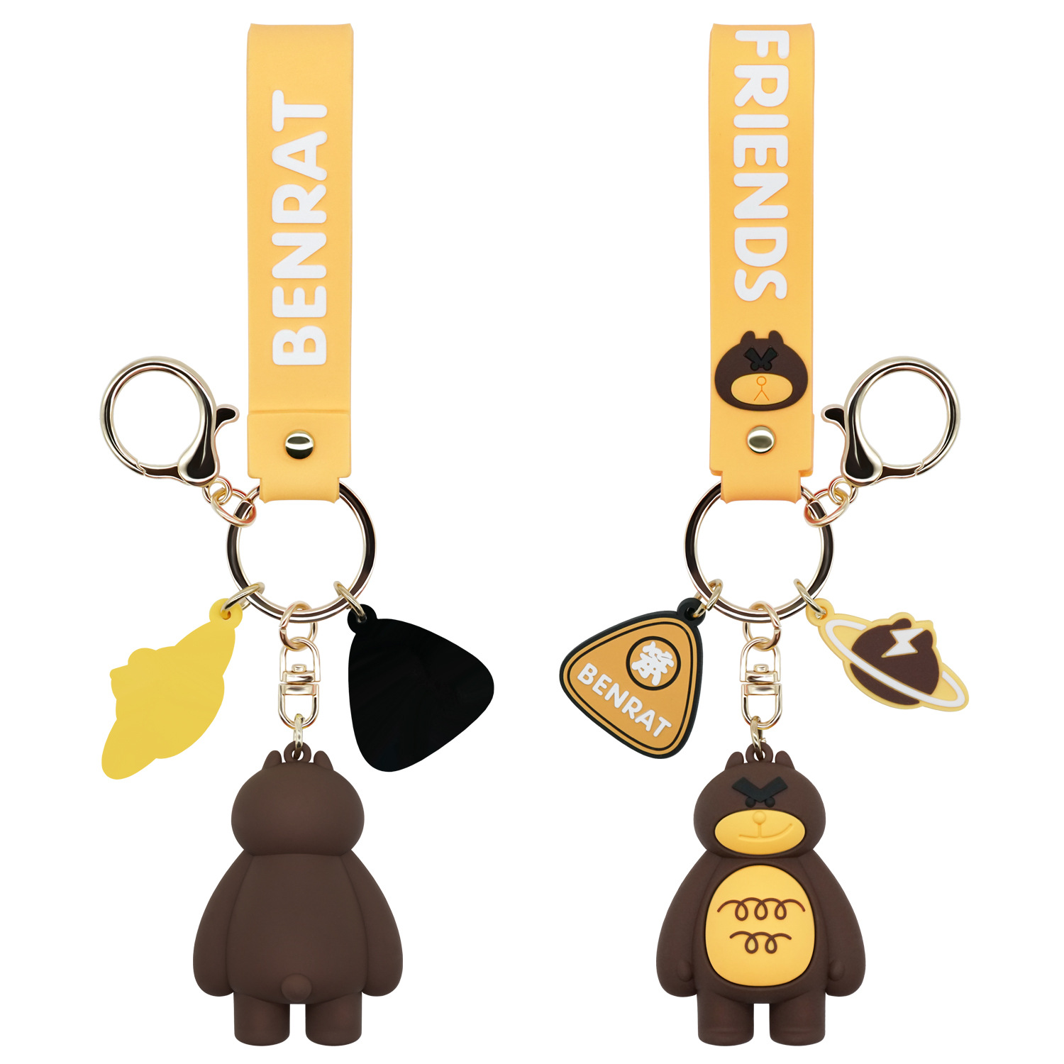 正版授权笨笨鼠钥匙扣 卡通批发钥匙扣挂件 创意小礼品钥匙扣挂件