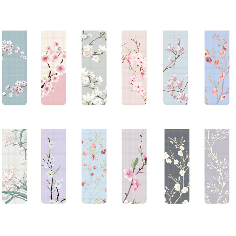 小花书签设计图稿20201020