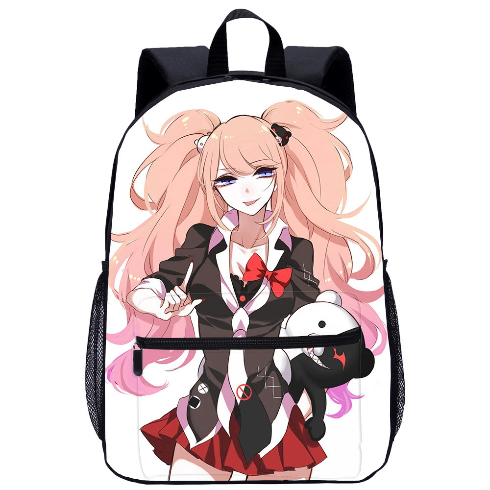 [Учебный рюкзак Danganronpa школьный рюкзак 17 дюймов большой вместимости с принтом 3D]