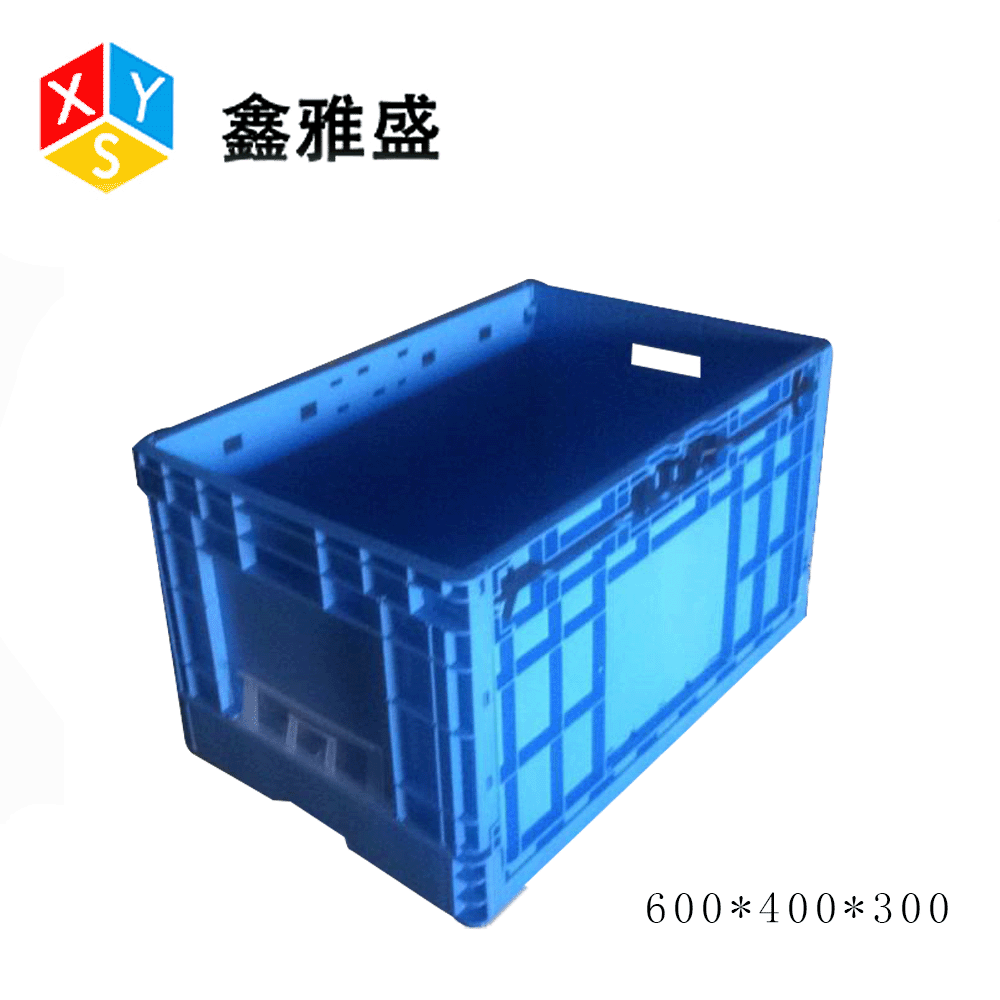 厂家600*400*330塑料折叠箱防静电中转物流箱工业塑料周转箱