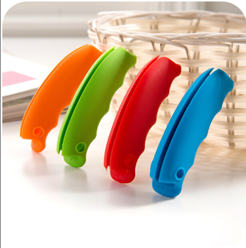 Candy-colored silicone vegetable carrier, bag carrier, hand-free shopping, labor-saving and convenient bag carrier 0.02