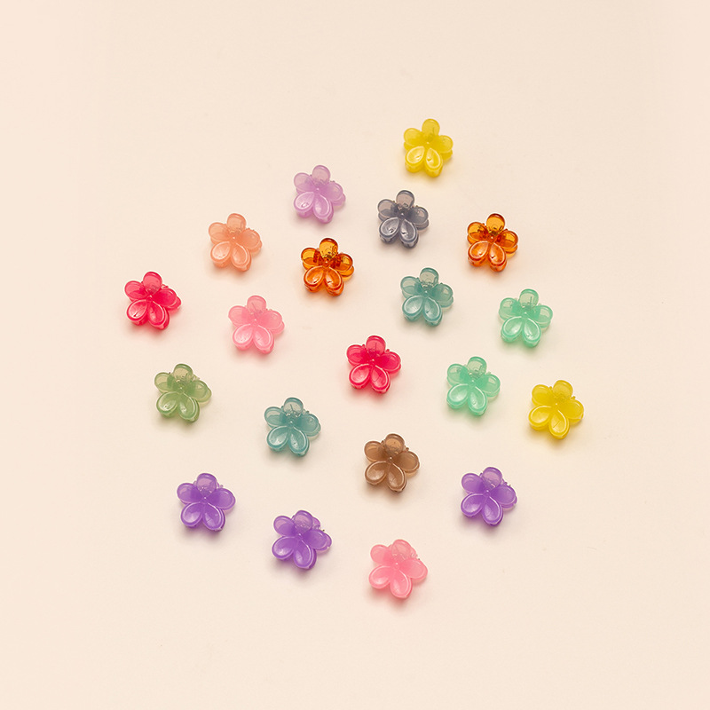 Simple Hairpin Fashion Candy Color Girl Clip Color Flower Braided Hair Clip Wholesale display picture 9