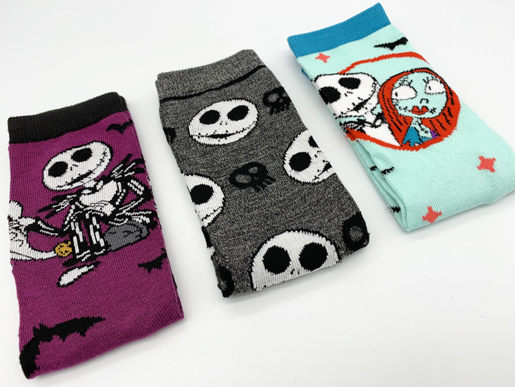 Unisex Casual Cartoon Polyester Cotton Jacquard Crew Socks A Pair display picture 7