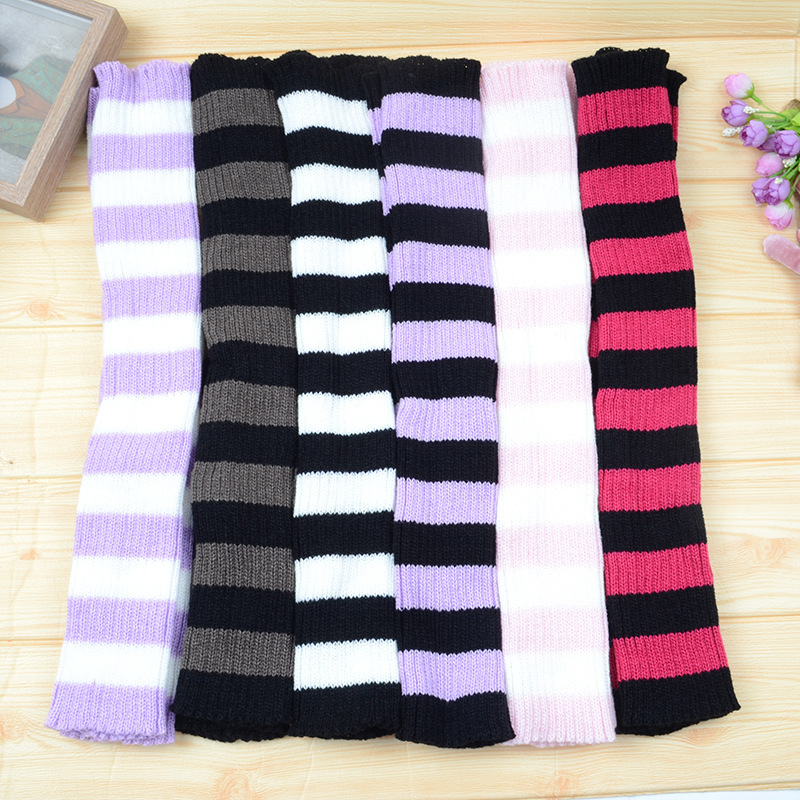 Women's Japanese Style Stripe Acrylic Jacquard Ankle Socks display picture 1