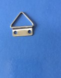 相框配件双孔挂钩 双孔三角挂钩 背板三角挂相框暗挂生产厂家