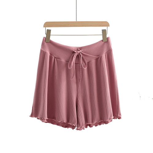 Maternity safety pants summer thin anti-exposure low-waist three-point shorts threaded mogul maternity summer leggings