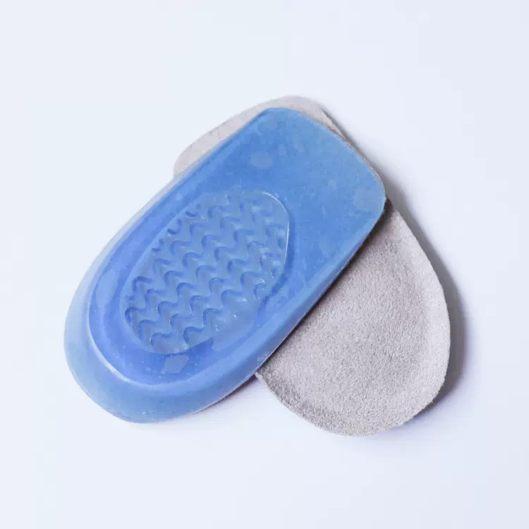 飞云保健后跟垫硅胶减震防后跟痛增高后跟杯鞋垫复布男女增高减震