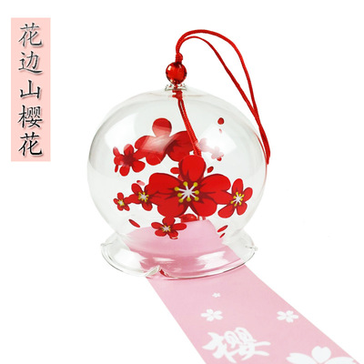 江户风铃ガラス创意冥想夏日和风门饰女生日本日式卧室挂件可定制