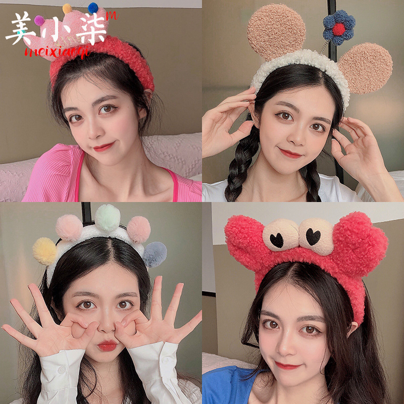 Headband for face washing