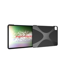 适用于Apple iPad Pro 11(2020)X纹黑色素材壳子tpu平板保护壳