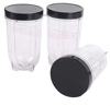 3 pieces of set 16 OZ cup lid 250W large cup flat lid suitable for MB juicer sub -warhead 6PCS Mark cup