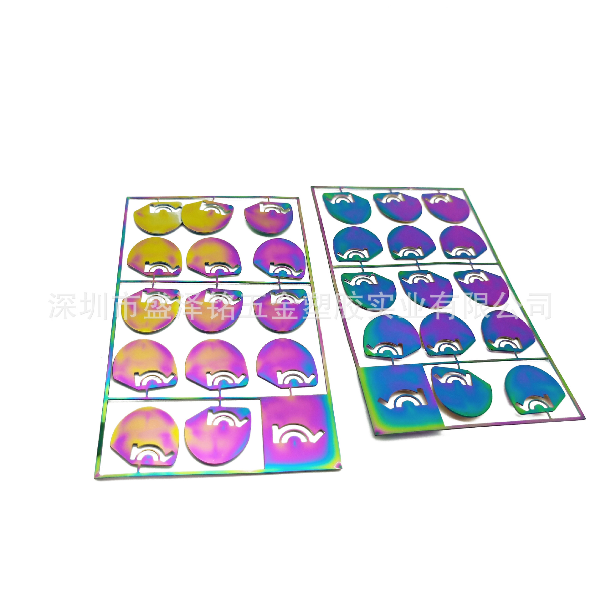 七彩电镀 配件真空电镀彩钛 镀钛加工 PVD真空电镀加工厂