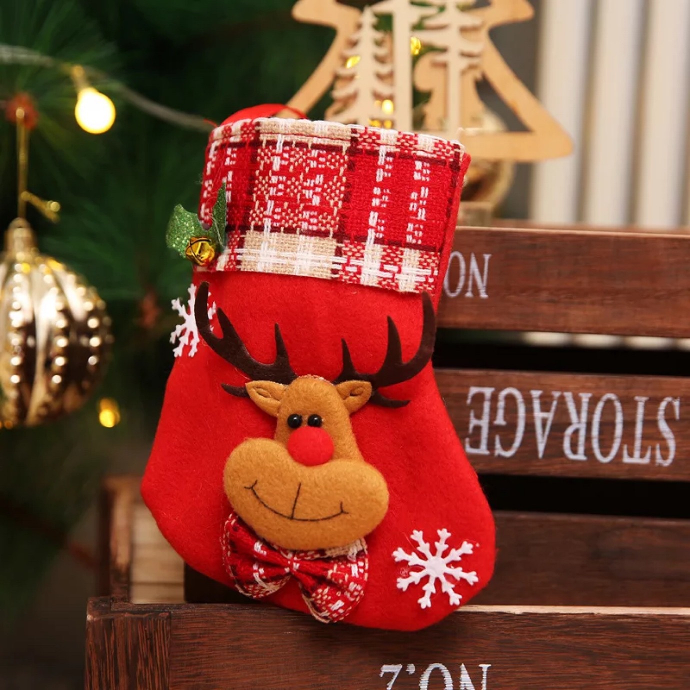 Christmas Cute Elk Cloth Party Hanging Ornaments display picture 3