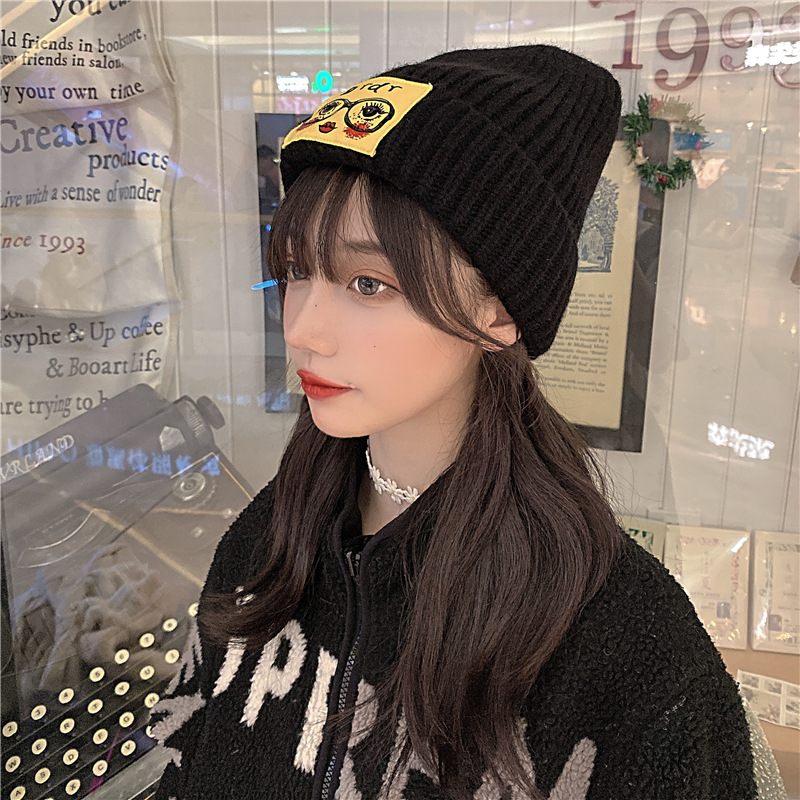 Woolen Knit Warm Hood display picture 4