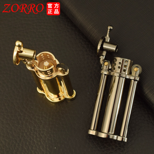 Zorro kerosene lighter 628 model retro creative old-fashioned grinding wheel men's gift lighter wholesale