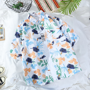 Casual Short Sleeve Floral Shirt New Beach shirt