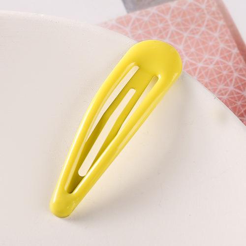 2pcs Hair accessories kids barrette cute color small hairpin water drop candy hairpin bangs side clip BB clip