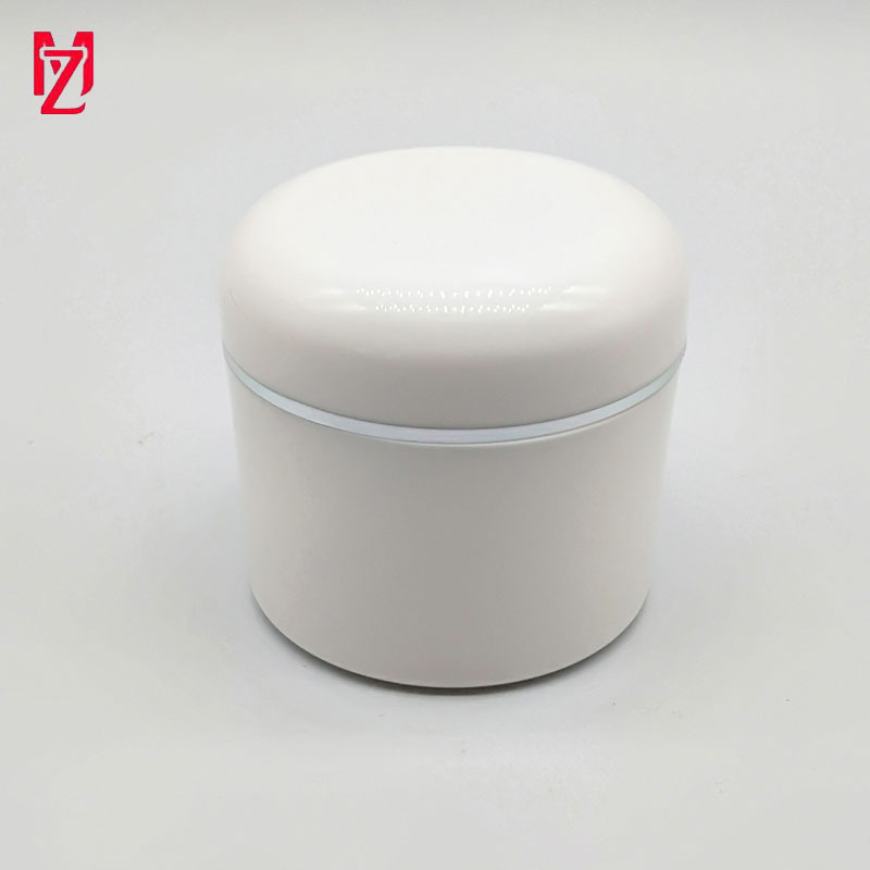 100g面膜膏霜瓶PP双层面霜分装瓶白色日晚霜瓶眼膜清洁泥膜瓶