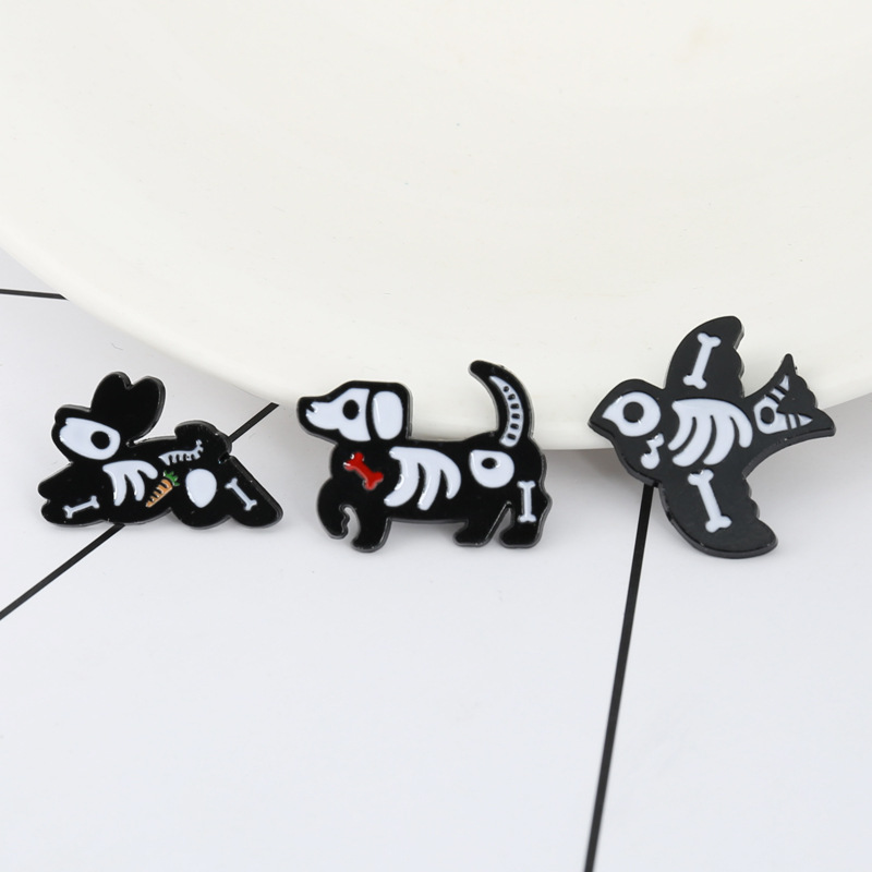 Halloween Festival Unisex Gender Cartoon Style Pin Alloy Plating No Inlaid Unisex Brooches